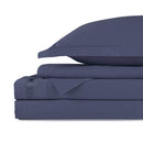 Uni 1 Baratta - Ensemble De Draps Satin De Coton - Uni 1 Baratta Bleu 06