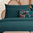 Uni 1 Baratta - Taie D'Oreiller Satin De Coton - Uni 1 Baratta Bleu 08