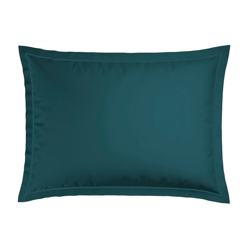 Uni 1 Baratta - Taie D'Oreiller Satin De Coton - Uni 1 Baratta Bleu 08