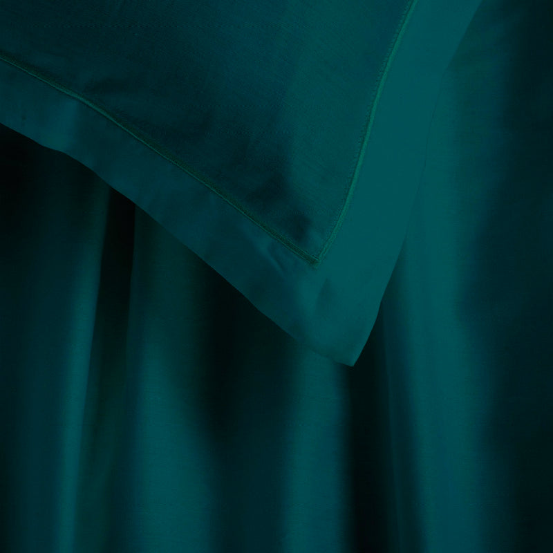 Uni 1 Baratta - Ensemble De Draps Satin De Coton - Uni 1 Baratta Bleu 08
