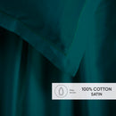 Uni 1 Baratta - Ensemble De Draps Satin De Coton - Uni 1 Baratta Bleu 08