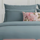 Uni 1 Baratta - Taie D'Oreiller Satin De Coton - Uni 1 Baratta Bleu 09