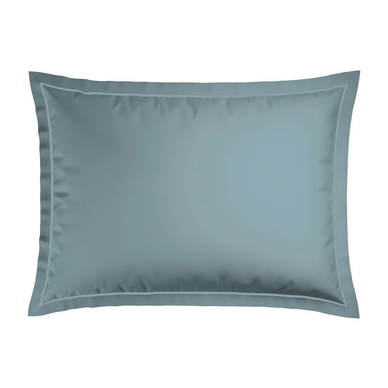 Uni 1 Baratta - Taie D'Oreiller Satin De Coton - Uni 1 Baratta Bleu 09