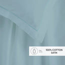 Uni 1 Baratta - Ensemble De Draps Satin De Coton - Uni 1 Baratta Bleu 09
