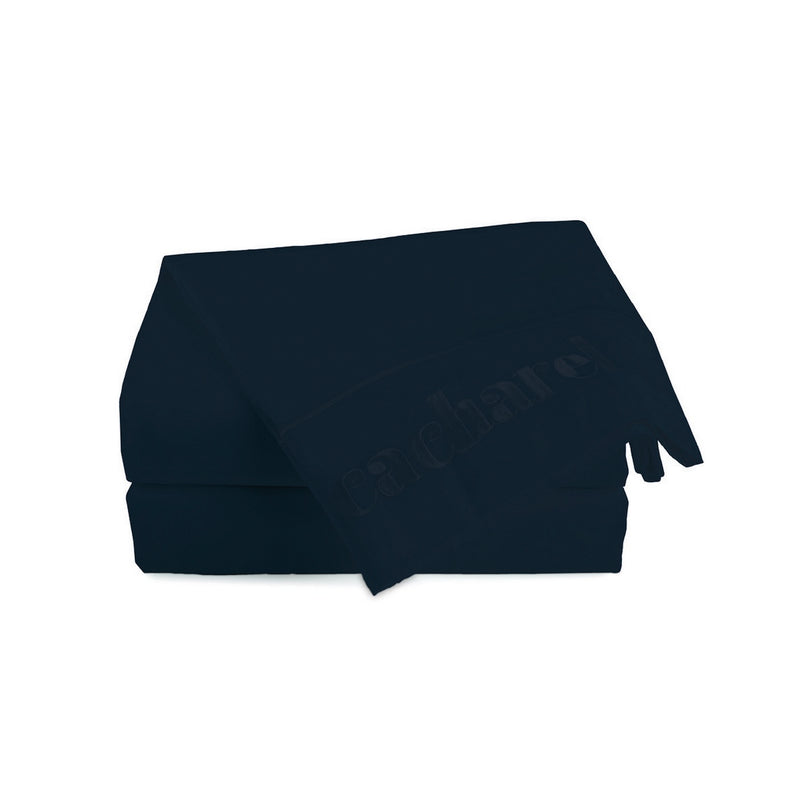 Uni 1 Baratta - Drap Plat Satin De Coton - Uni 1 Baratta Bleu 11