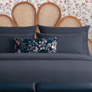 Uni 1 Baratta - Drap Plat Satin De Coton - Uni 1 Baratta Bleu 11