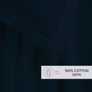 Uni 1 Baratta - Ensemble De Draps Satin De Coton - Uni 1 Baratta Bleu 11