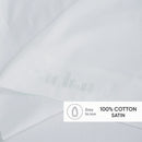 Uni 1 Baratta - Drap Plat Satin De Coton - Uni 1 Baratta Vert 01