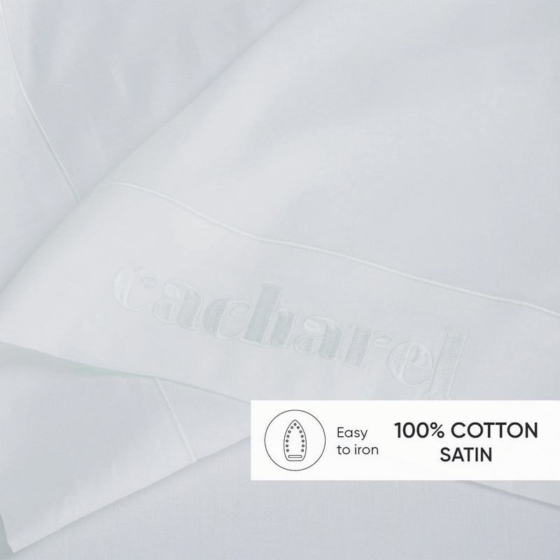 Uni 1 Baratta - Drap Plat Satin De Coton - Uni 1 Baratta Vert 01