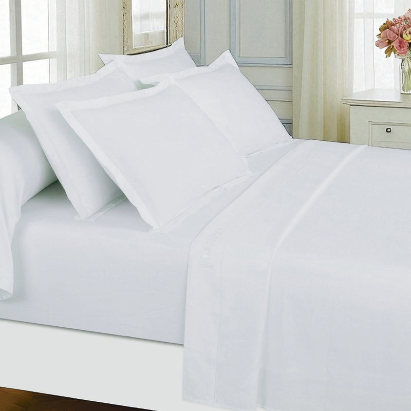 Uni 1 Baratta - Drap Plat Satin De Coton - Uni 1 Baratta Vert 01