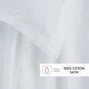 Uni 1 Baratta - Ensemble De Draps Satin De Coton - Uni 1 Baratta Vert 01