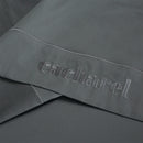 Uni 1 Baratta - Drap Plat Satin De Coton - Uni 1 Baratta Gris 02
