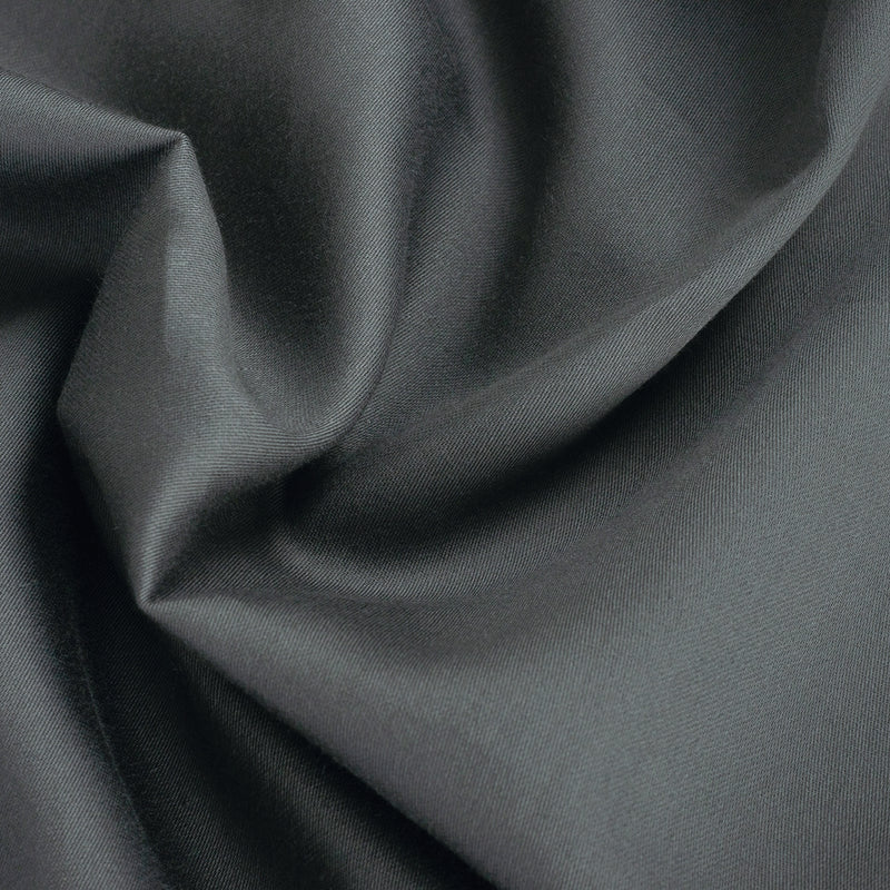 Uni 1 Baratta - Drap Plat Satin De Coton - Uni 1 Baratta Gris 02