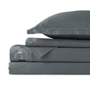 Uni 1 Baratta - Ensemble De Draps Satin De Coton - Uni 1 Baratta Gris 02