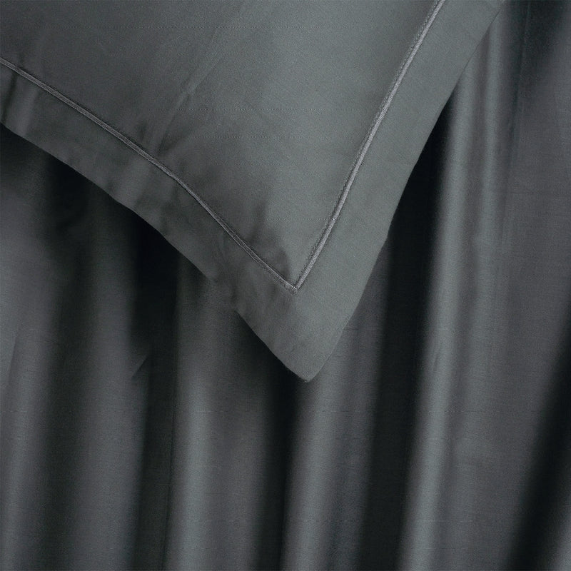 Uni 1 Baratta - Ensemble De Draps Satin De Coton - Uni 1 Baratta Gris 02