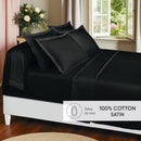 Uni 1 Baratta - Drap Plat Satin De Coton - Uni 1 Baratta Gris 03