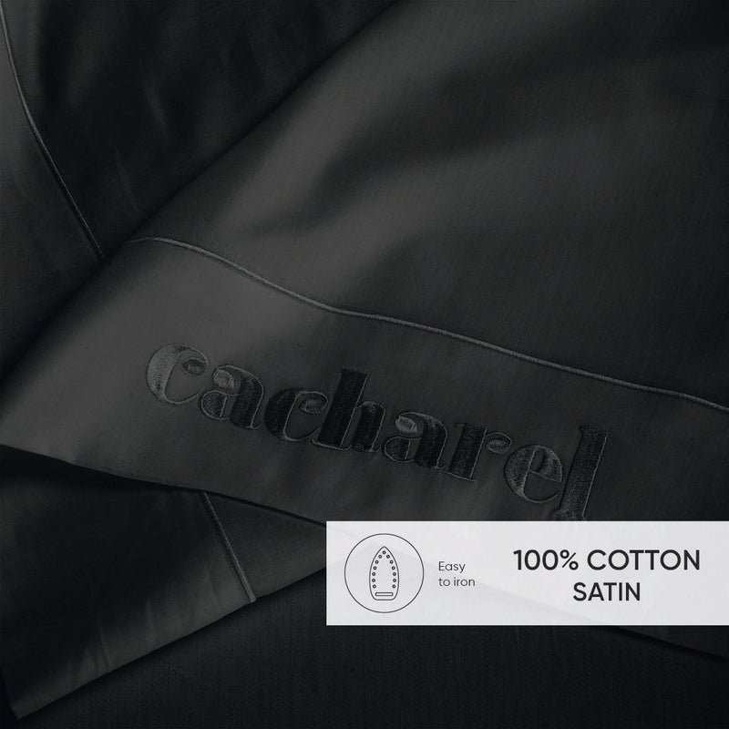 Uni 1 Baratta - Ensemble De Draps Satin De Coton - Uni 1 Baratta Gris 03
