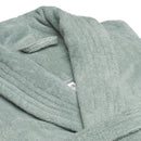 Peignoir Avec Col Châle En Coton Ultra Absorbant - Vert