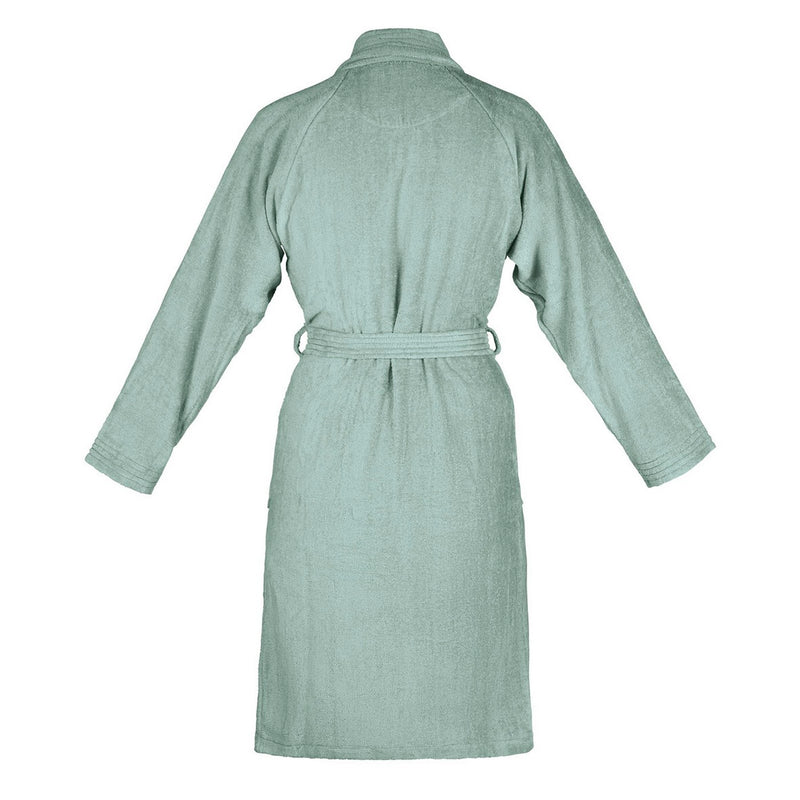 Peignoir Avec Col Châle En Coton Ultra Absorbant - Vert