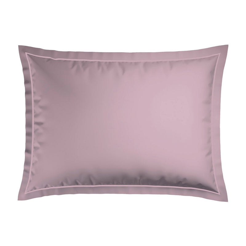 Uni 1 Baratta - Taie D'Oreiller Satin De Coton - Uni 1 Baratta Rose 01