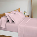 Uni 1 Baratta - Ensemble De Draps Satin De Coton - Uni 1 Baratta Rose 01