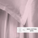 Uni 1 Baratta - Ensemble De Draps Satin De Coton - Uni 1 Baratta Rose 01
