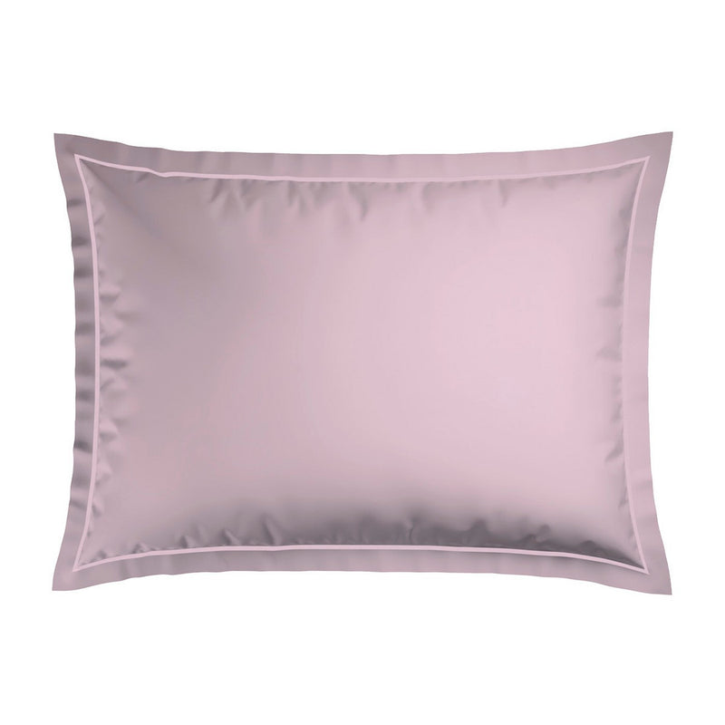 Uni 1 Baratta - Taie D'Oreiller Satin De Coton - Uni 1 Baratta Rose 02