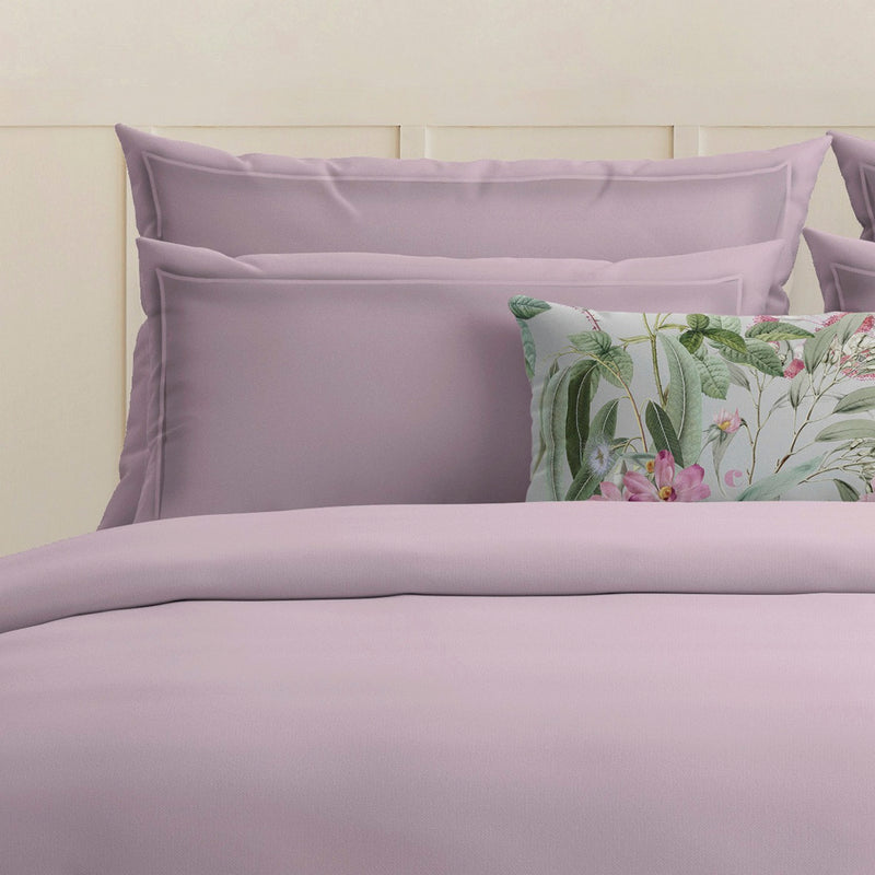 Uni 1 Baratta - Taie D'Oreiller Satin De Coton - Uni 1 Baratta Rose 02