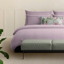 Uni 1 Baratta - Taie D'Oreiller Satin De Coton - Uni 1 Baratta Rose 02
