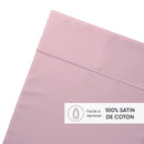 Uni 1 Baratta - Drap Plat Satin De Coton - Uni 1 Baratta Rose 02
