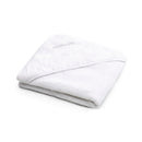 Cape De Bain Bébe En 100% Coton Super Absorbant : Blanc