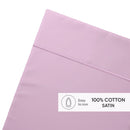 Uni 1 Baratta - Drap Plat Satin De Coton - Uni 1 Baratta Rose 03