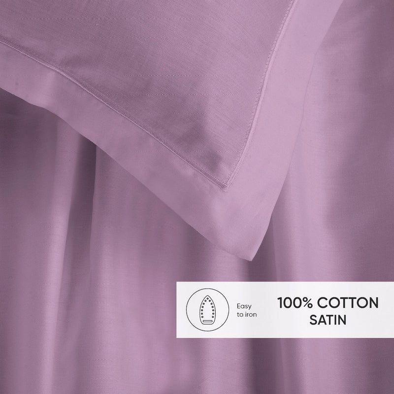 Uni 1 Baratta - Ensemble De Draps Satin De Coton - Uni 1 Baratta Rose 03