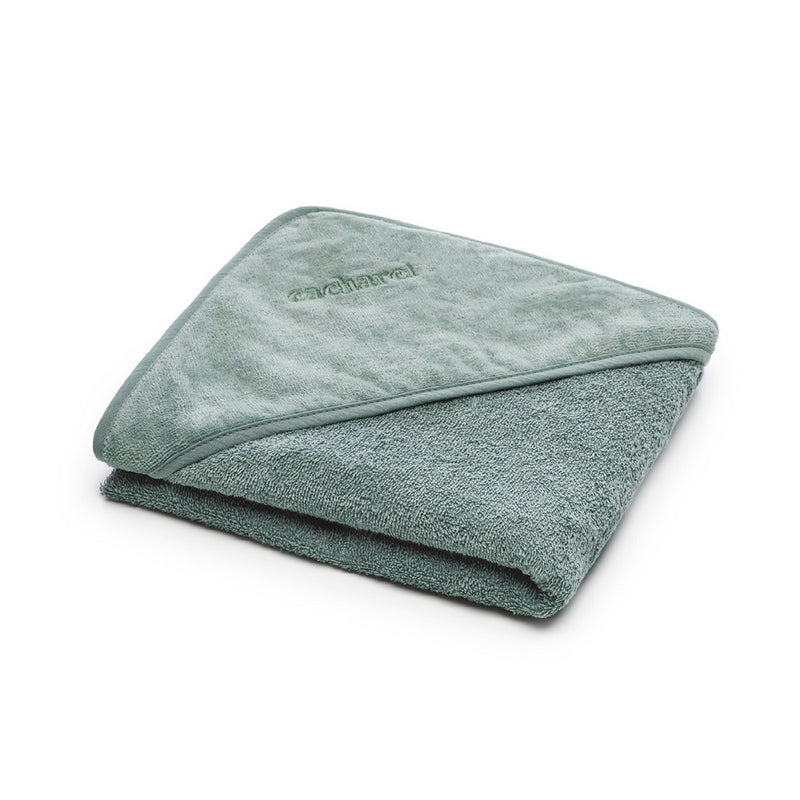 Cape De Bain Bébe En 100% Coton Super Absorbant : Vert