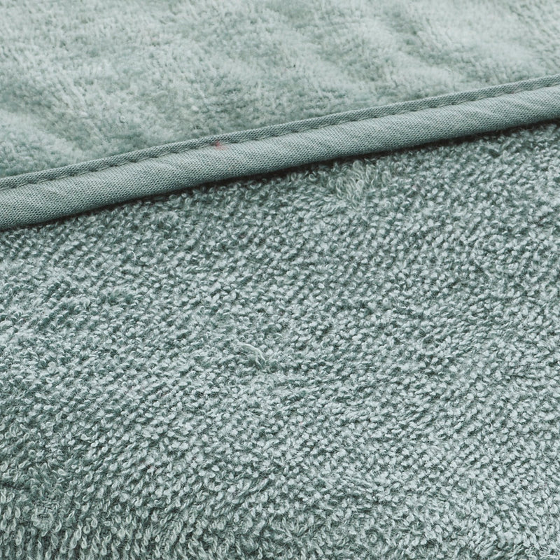 Cape De Bain Bébe En 100% Coton Super Absorbant : Vert