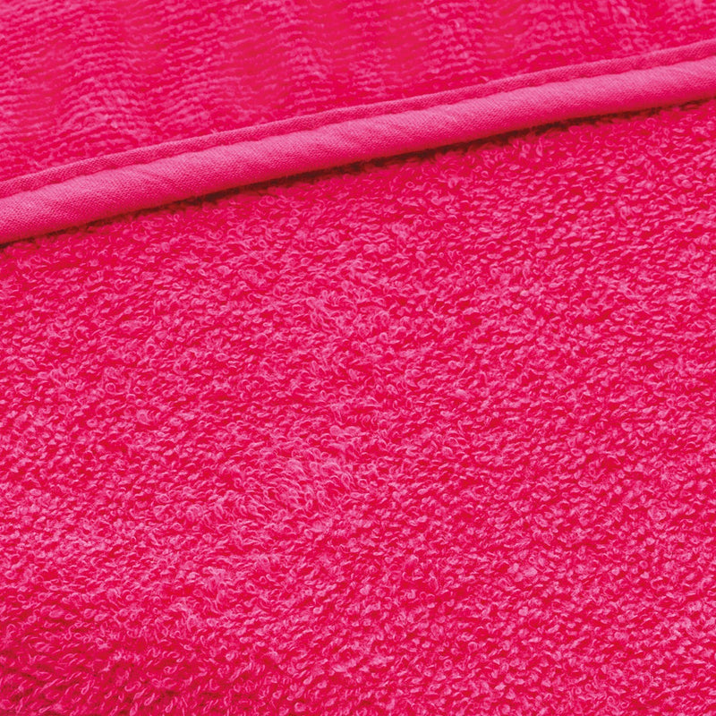 Cape De Bain Bébe En 100% Coton Super Absorbant : Fuchsia