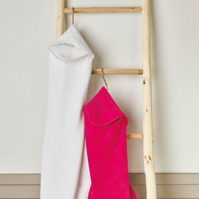 Cape De Bain Bébe En 100% Coton Super Absorbant : Fuchsia