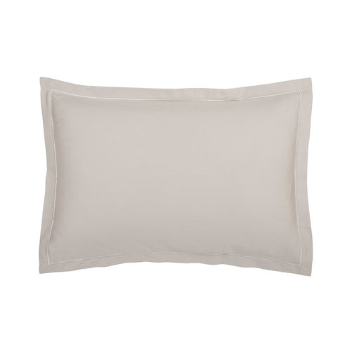 Uni 1 Baratta - Funda de almohada de satén de algodón - Uni 1 Baratta Taupe 04