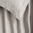 Uni 1 Baratta - Taie D'Oreiller Satin De Coton - Uni 1 Baratta Taupe 04
