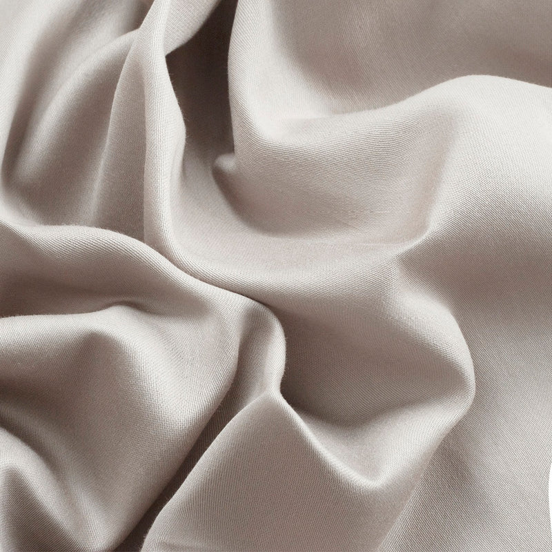 Uni 1 Baratta - Drap Plat Satin De Coton - Uni 1 Baratta Taupe 04