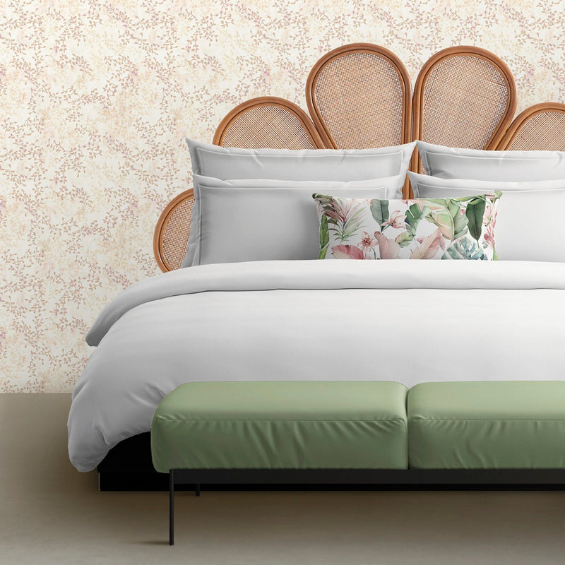 Uni 1 Baratta - Taie D'Oreiller Satin De Coton - Uni 1 Baratta Blanc 01