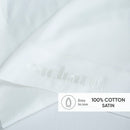 Uni 1 Baratta - Drap Plat Satin De Coton - Uni 1 Baratta Blanc 01