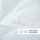 Uni 1 Baratta - Drap Plat Satin De Coton - Uni 1 Baratta Blanc 01