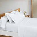 Uni 1 Baratta - Ensemble De Draps Satin De Coton - Uni 1 Baratta Blanc 01