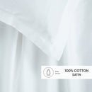 Uni 1 Baratta - Ensemble De Draps Satin De Coton - Uni 1 Baratta Blanc 01