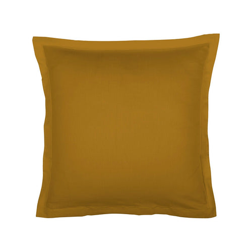 Uni 1 Baratta - Taie D'Oreiller Satin De Coton - Uni 1 Baratta Jaune 01
