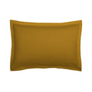 Uni 1 Baratta - Taie D'Oreiller Satin De Coton - Uni 1 Baratta Jaune 01