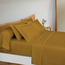 Uni 1 Baratta - Ensemble De Draps Satin De Coton - Uni 1 Baratta Jaune 01