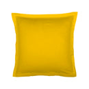 Uni 1 Baratta - Taie D'Oreiller Satin De Coton - Uni 1 Baratta Jaune 02
