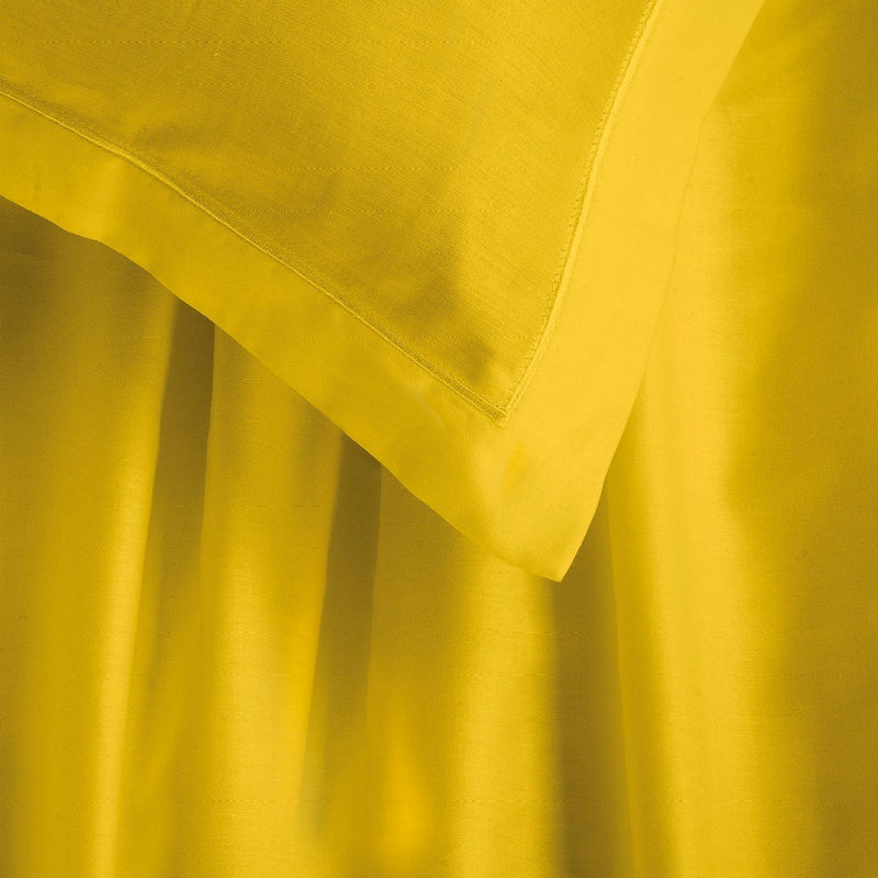 Uni 1 Baratta - Ensemble De Draps Satin De Coton - Uni 1 Baratta Jaune 02
